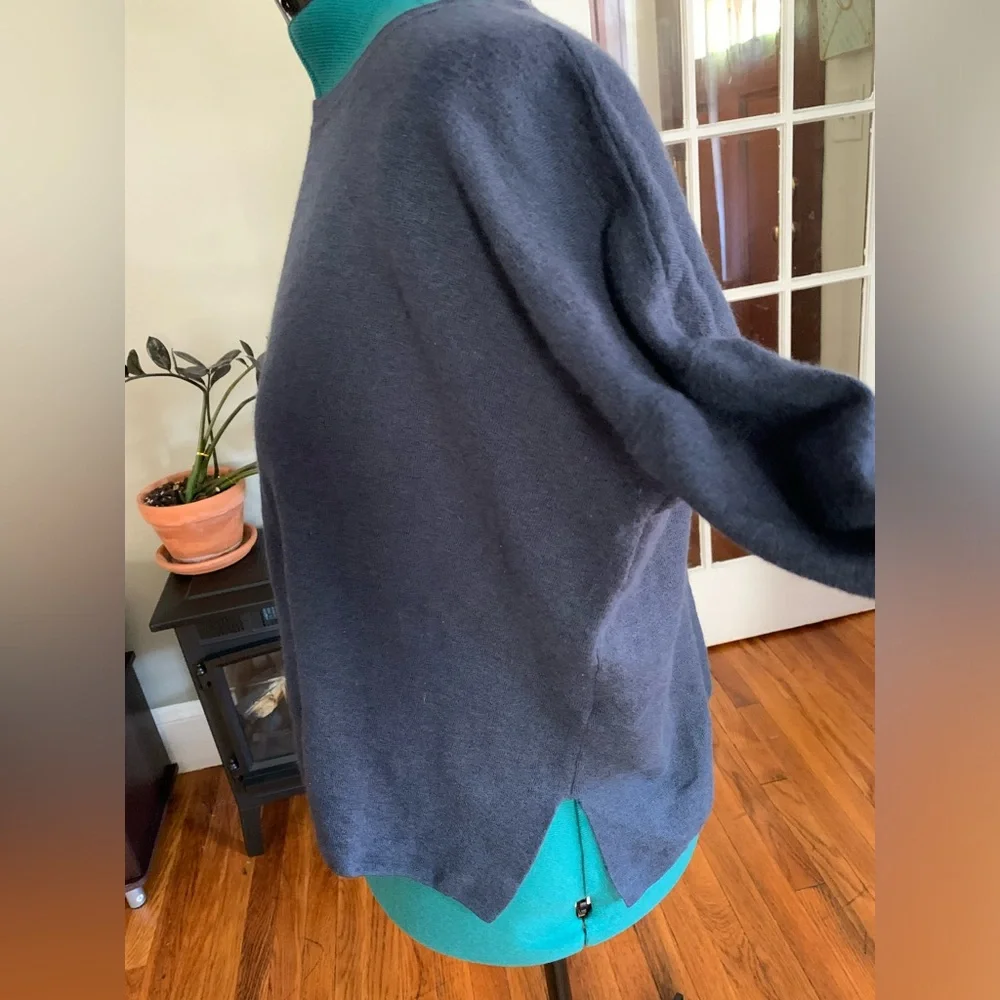 Eileen Fisher 100% superfine merino wool scoop neck sweater M EUC - Picture 6 of 12